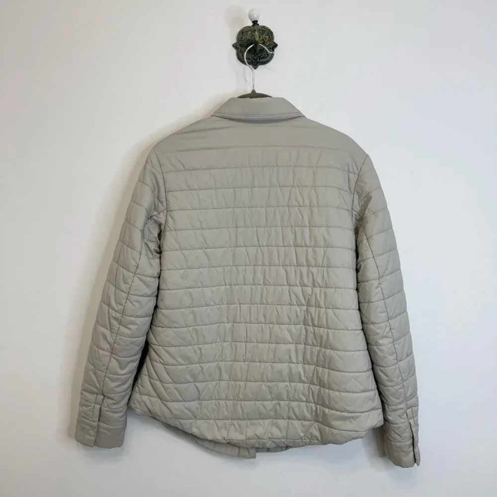 Lululemon Switch Please Shacket Jacket Silverstone Glyde PrimaLoft Womens Size 4